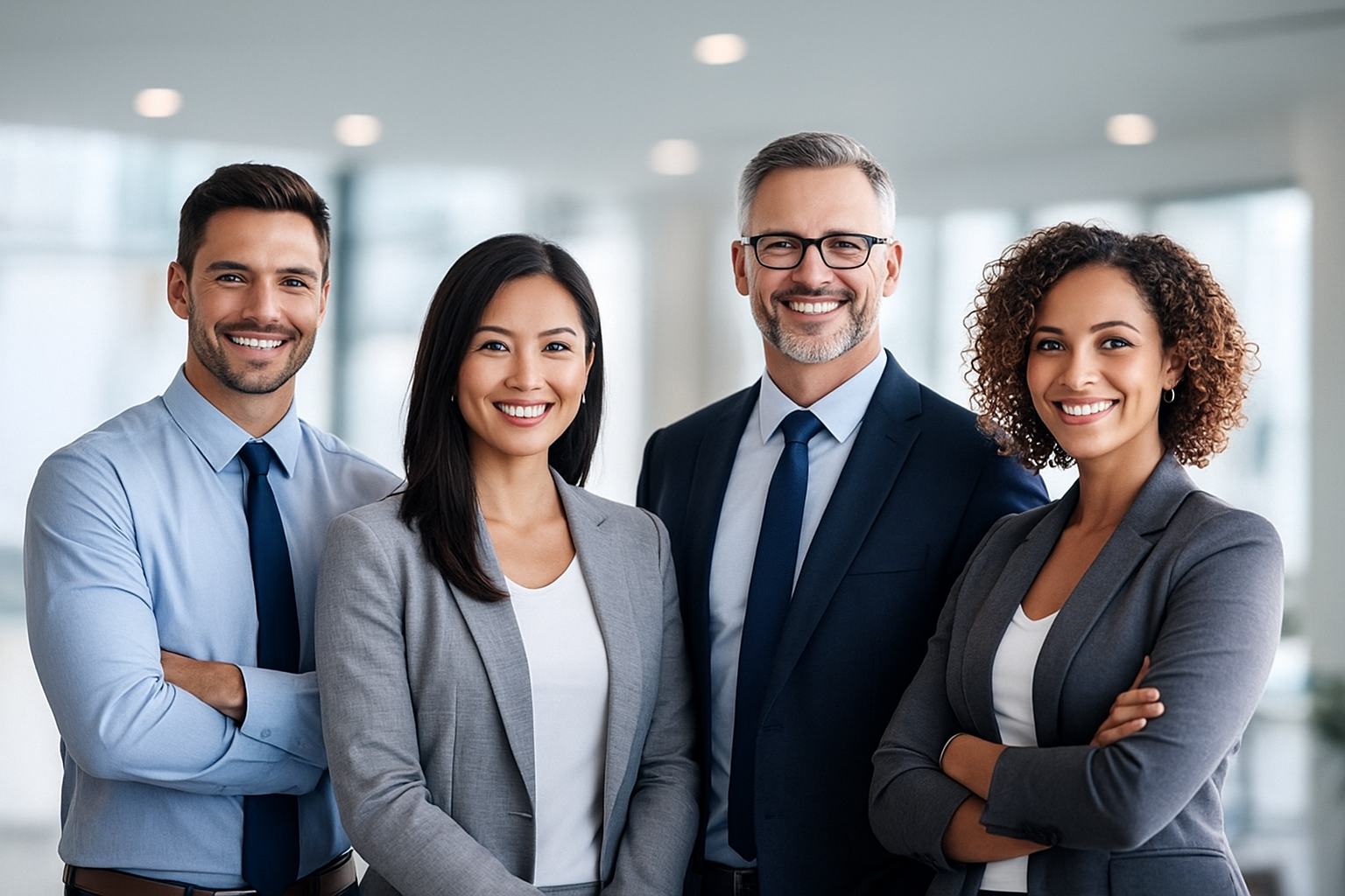 Research-style team illustration